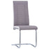 Swen Studio -  Cantilever Dining Chairs 6 pcs Taupe Fabric